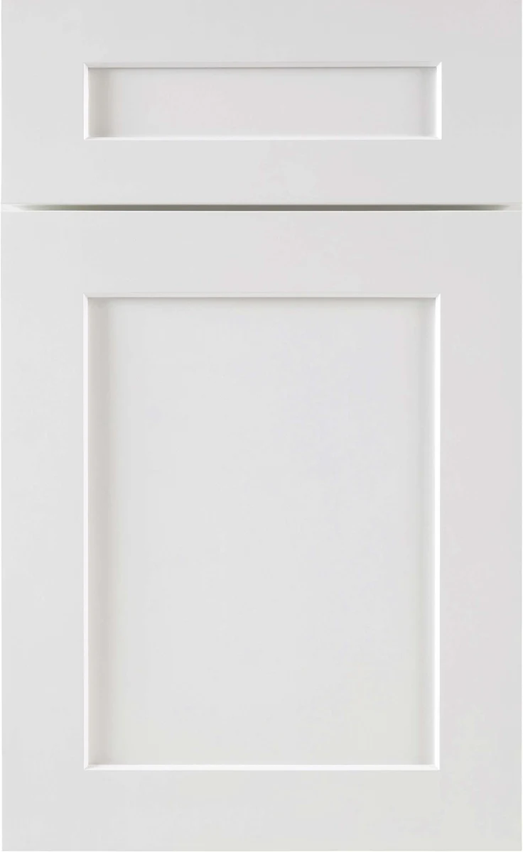 Bright White Shaker (S8) - LUBAN Cabinetry