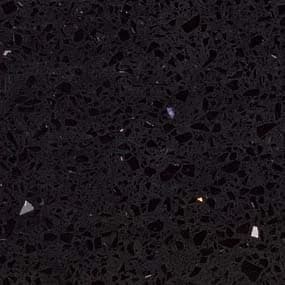 MSI Q Quartz Sparkling Black Countertop Slab