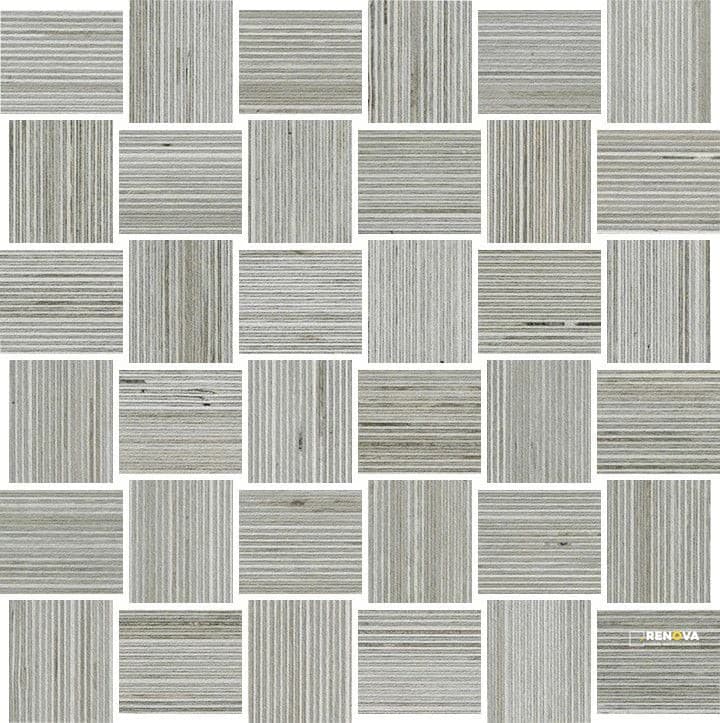 SHIBUSA BASKETWEAVE MOSAIC 2" X 2"