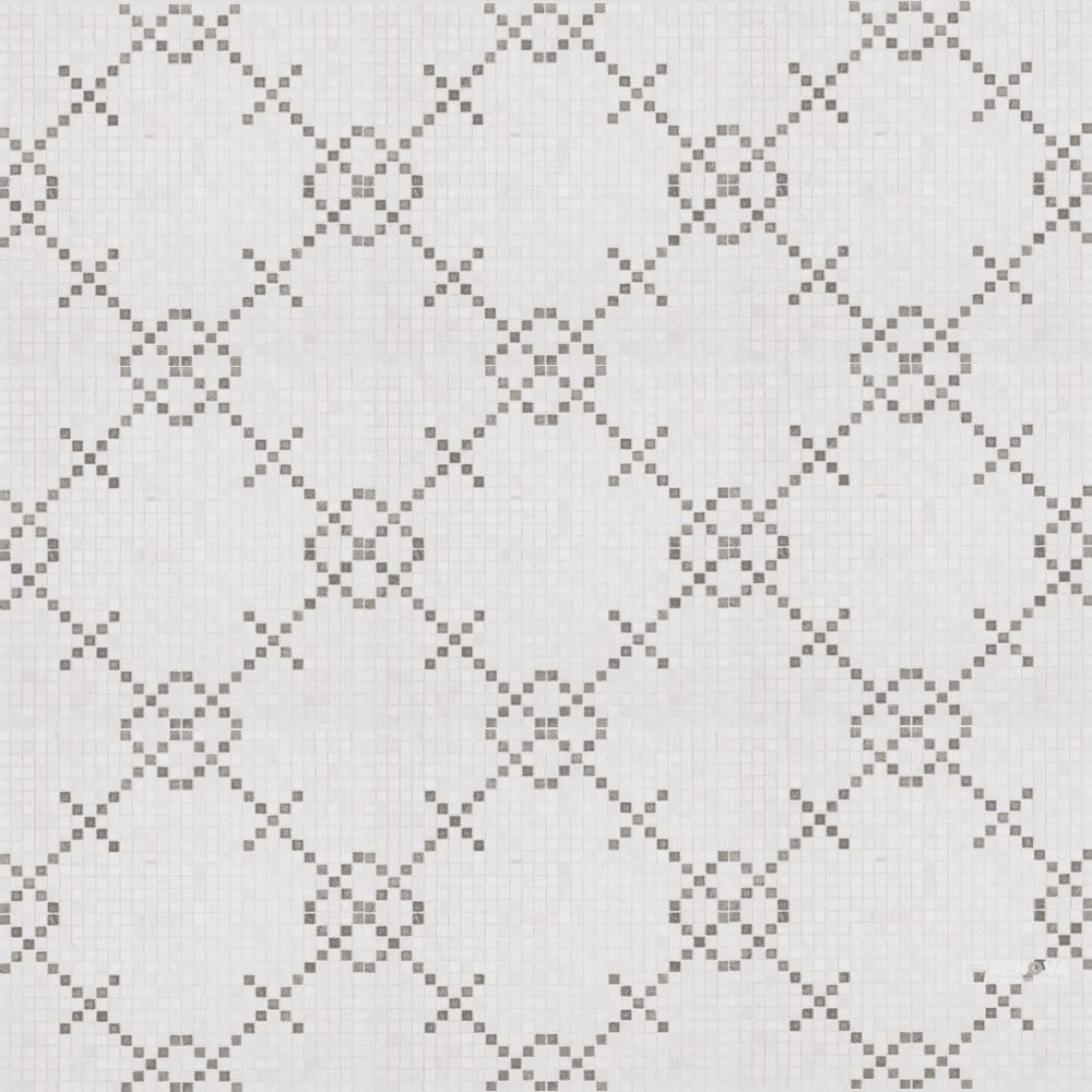 CHAPTER 18 - ROTUNDA TUNISIAN GREY AUGUSTA MOSAIC ON 12-5/8" X 12-5/8"