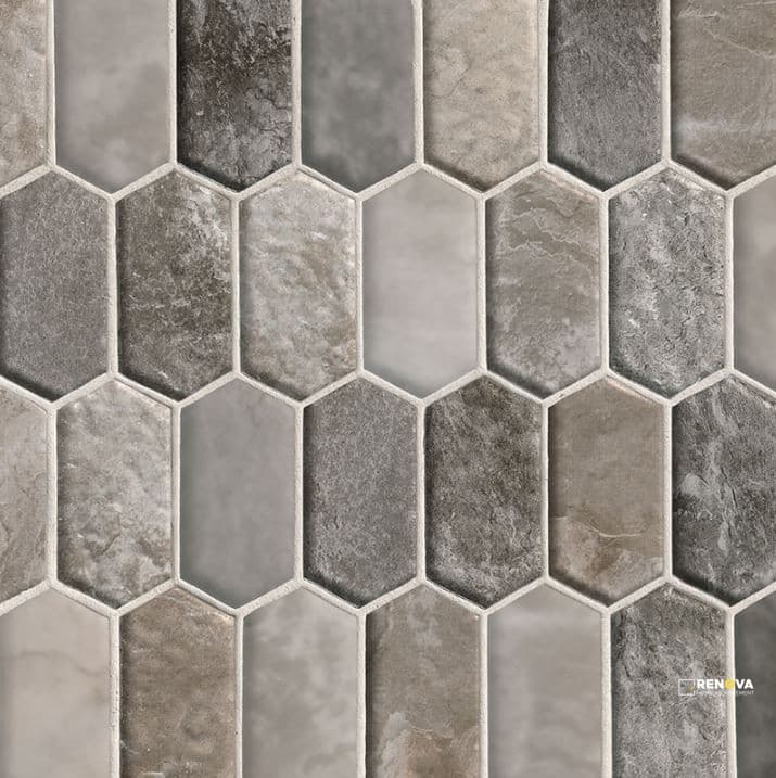 SAVOY PICKET PATTERN MOSAIC 8MM