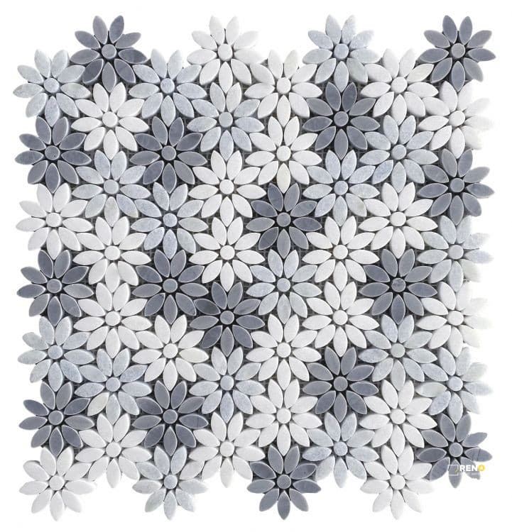 DAISY CRYSTAL OCEAN MOSAIC 12.5" X 13"