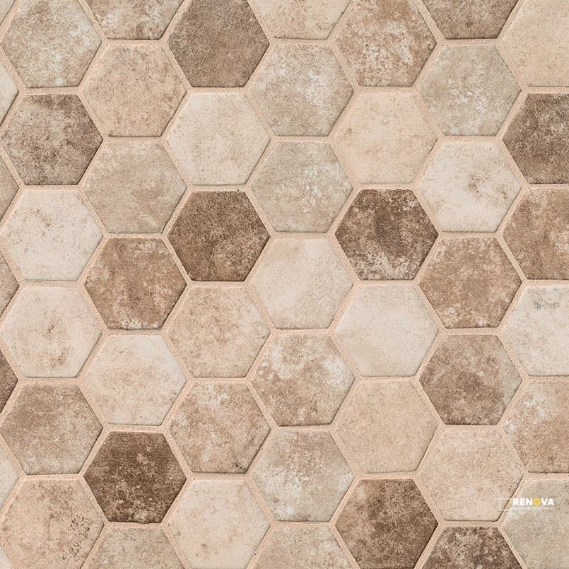 SANDHILLS HEXAGON MOSAIC 6MM