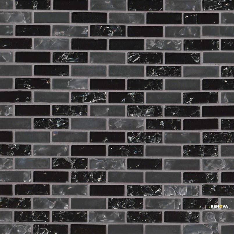 GLISSEN CRYSTALLIZED GLASS MOSAIC 5/8X2X6MM ( 14.7 SF PER BOX )