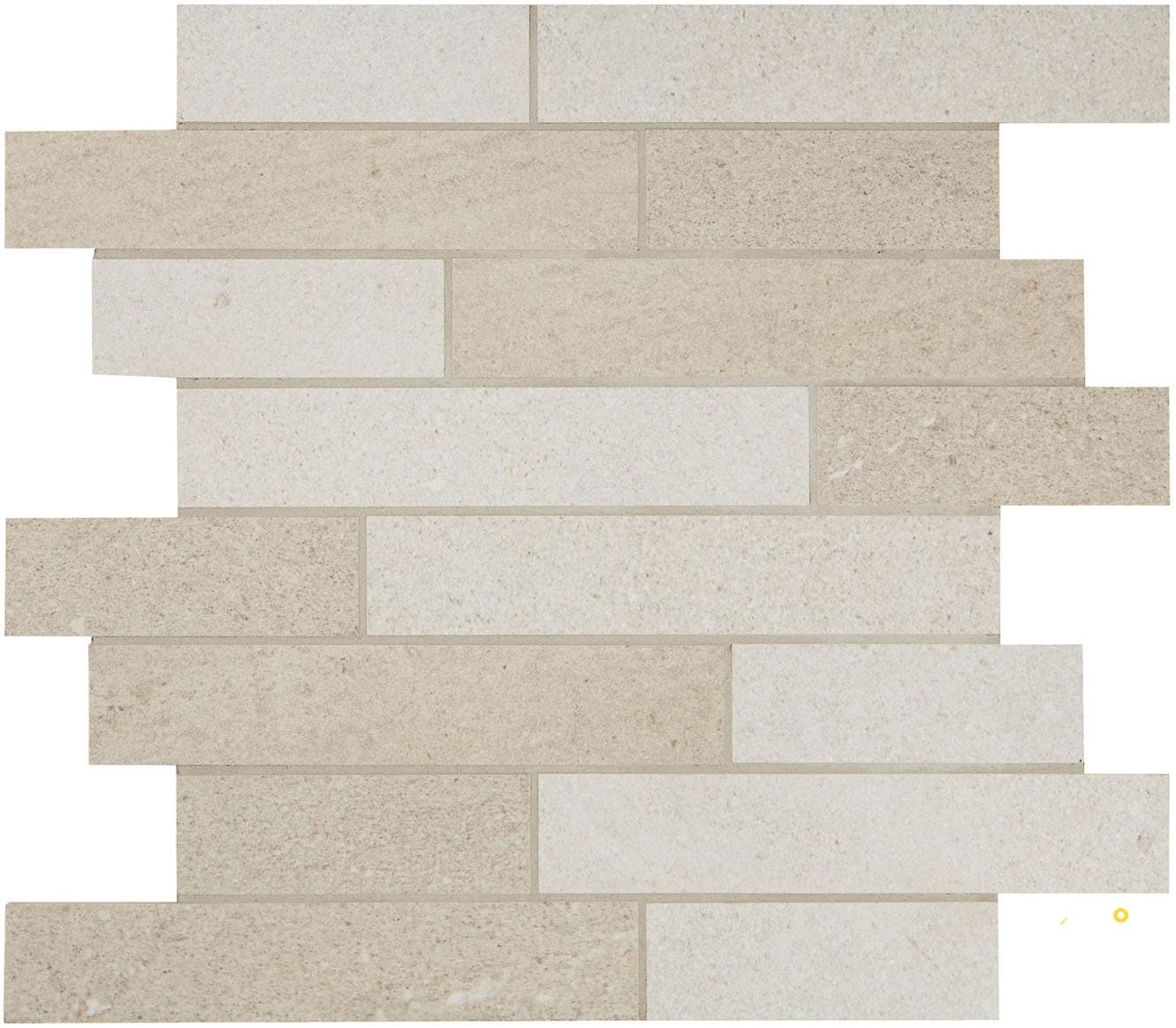 PIETRA ITALIA STACK MOSAIC BEIGE/WHITE