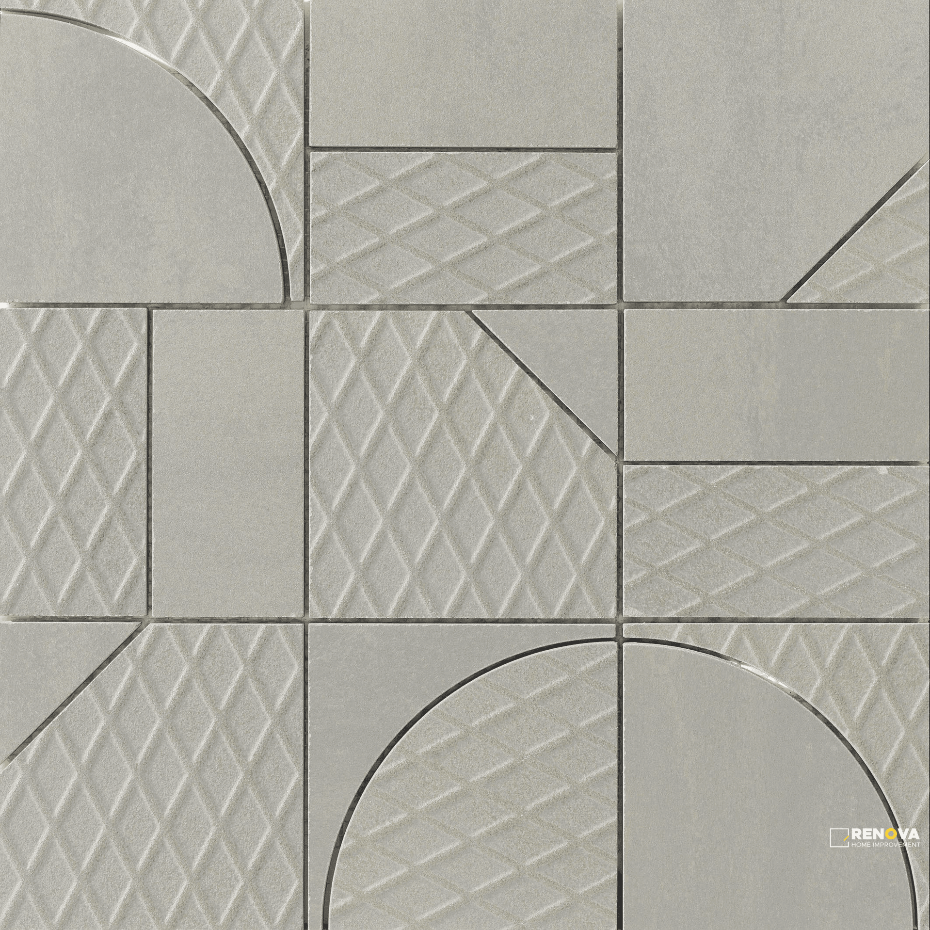 IRONWORX GEOMETRIC MOSAIC 12X12