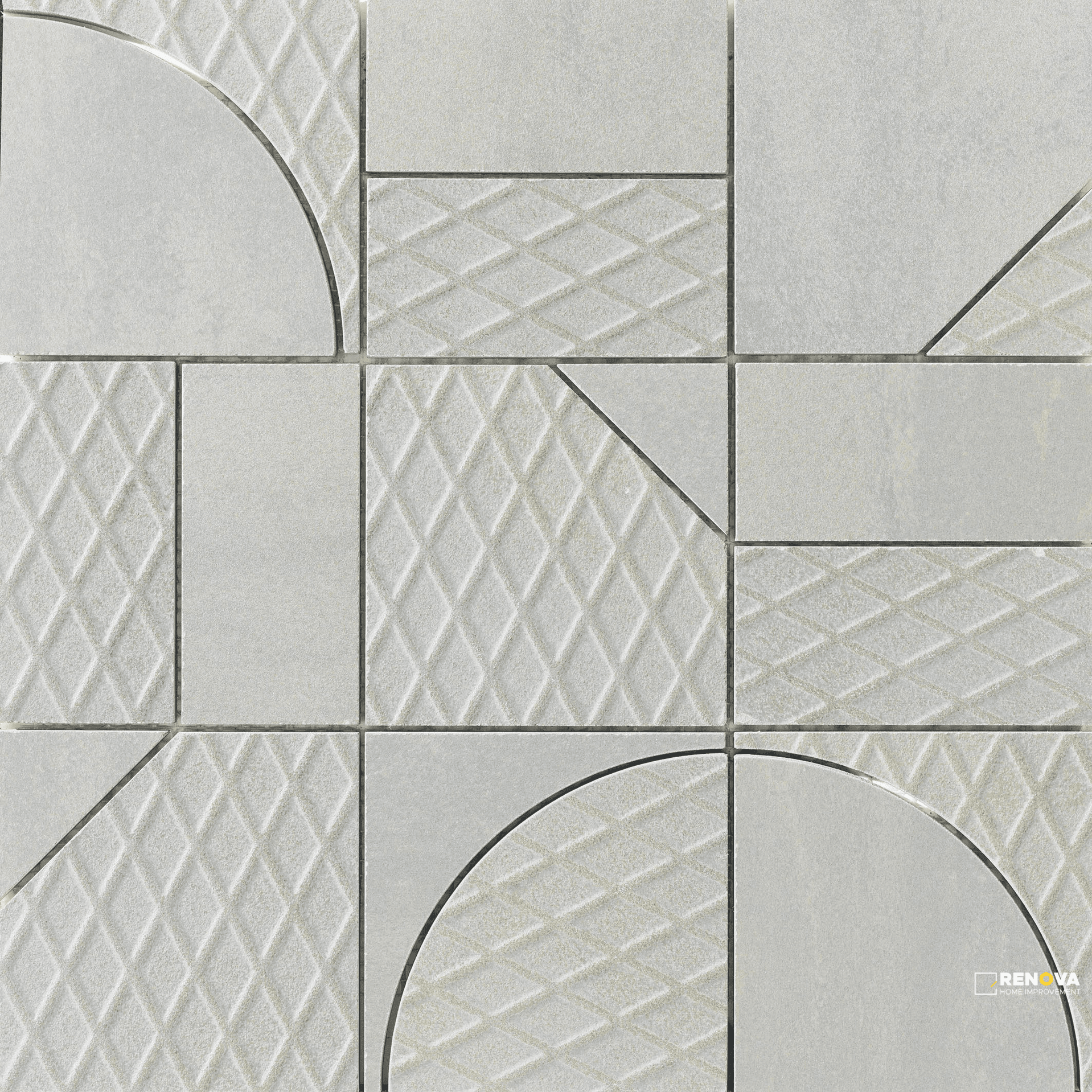 IRONWORX GEOMETRIC MOSAIC 12X12