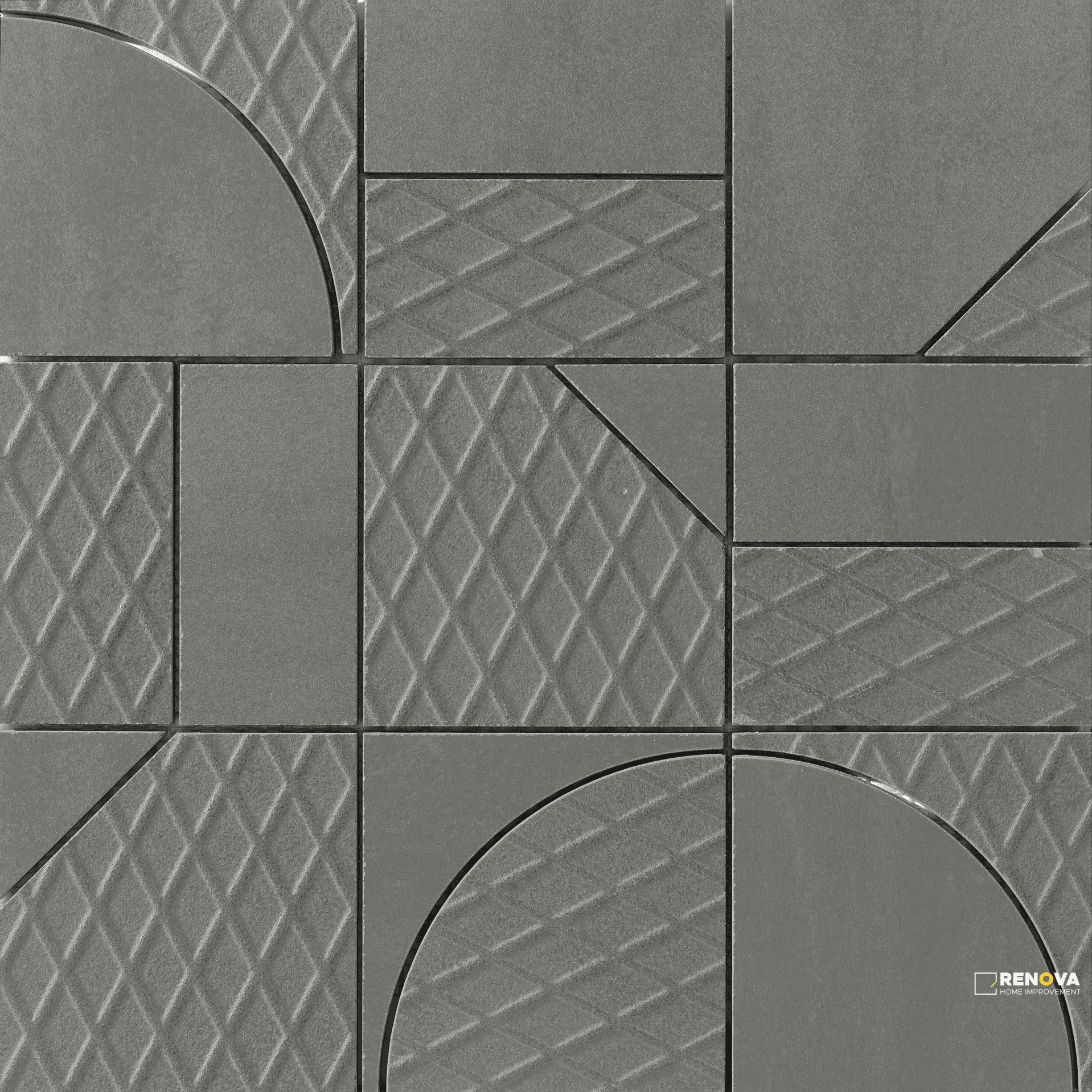 IRONWORX GEOMETRIC MOSAIC 12X12