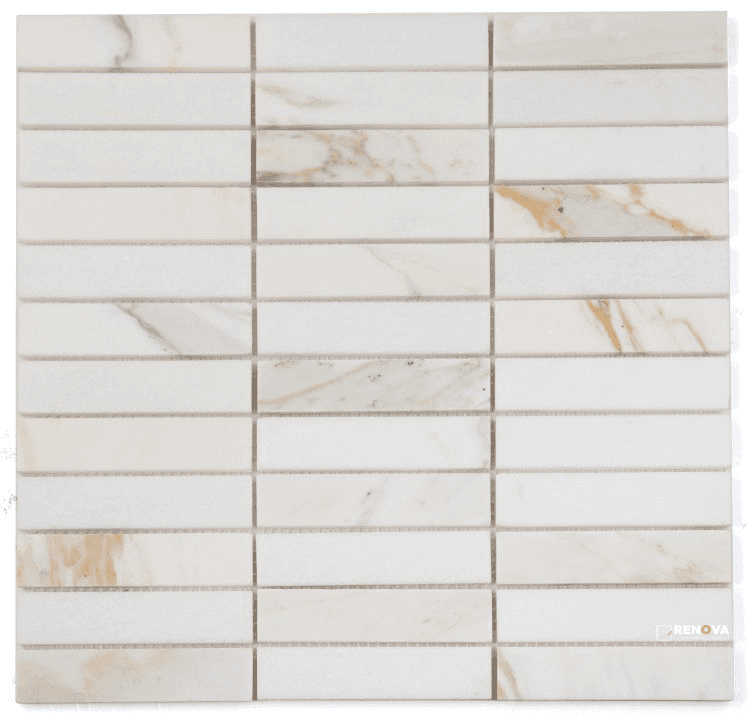 SLOT CALACATTA MOSAIC 11.75" X 11.75"
