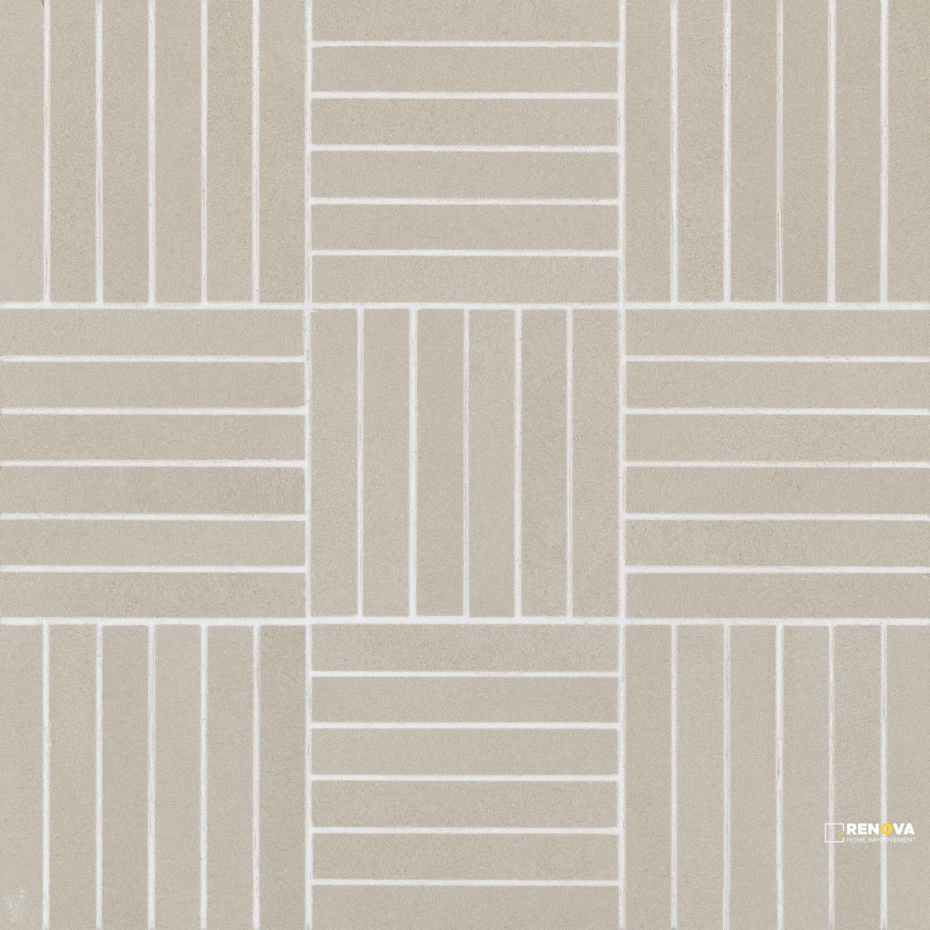 SAHARA MATTE CROSSHATCH MOSAIC 5/8" X 4"