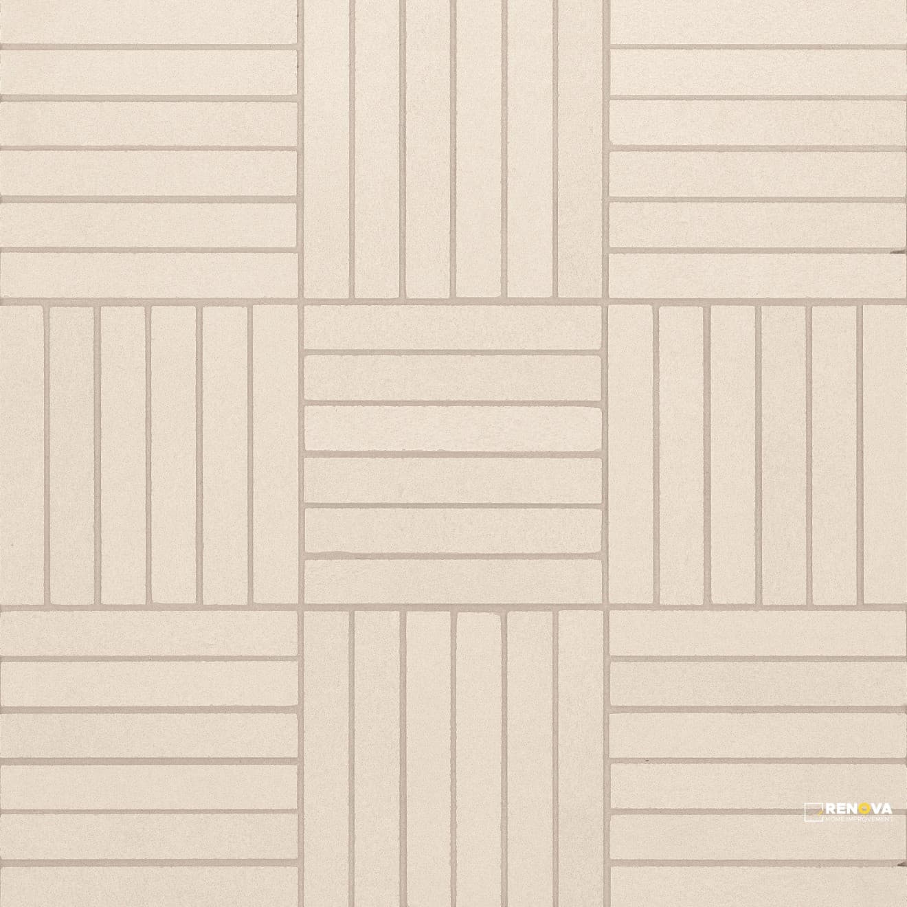 SAHARA MATTE CROSSHATCH MOSAIC 5/8" X 4"