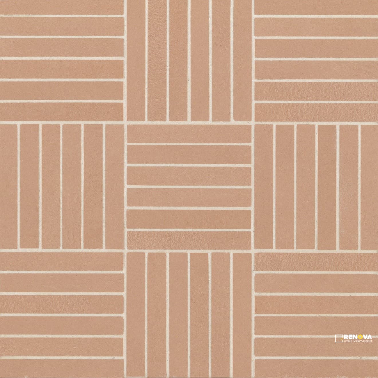 SAHARA MATTE CROSSHATCH MOSAIC 5/8" X 4"
