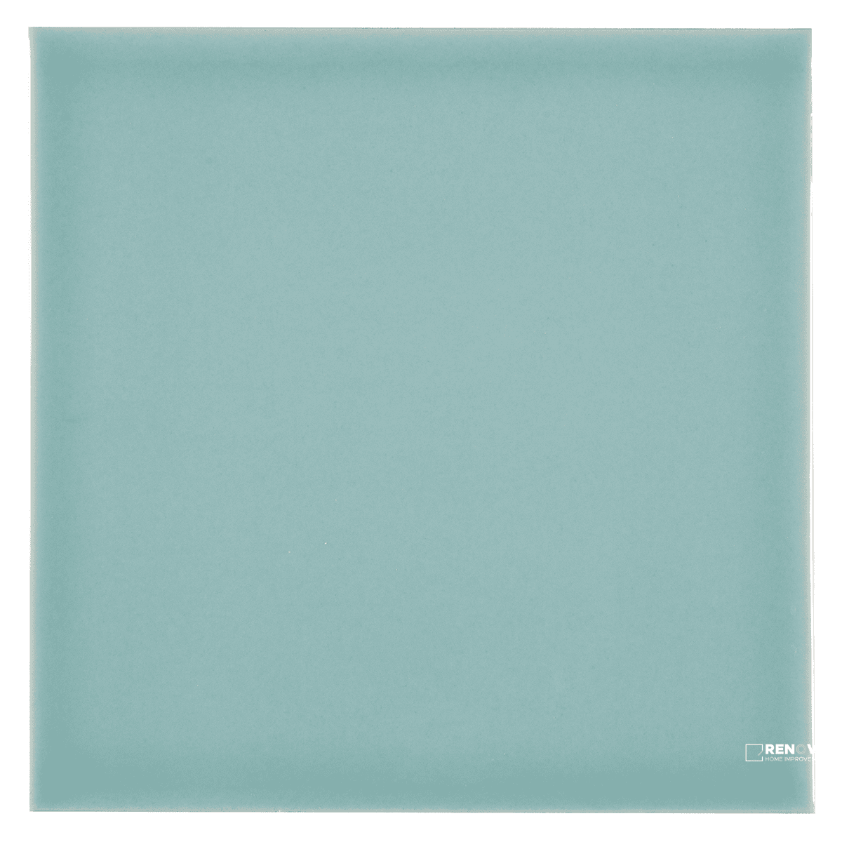 CROSSVILLE CURSIVE SOFT TEAL 6X6 FIELD GLOSS