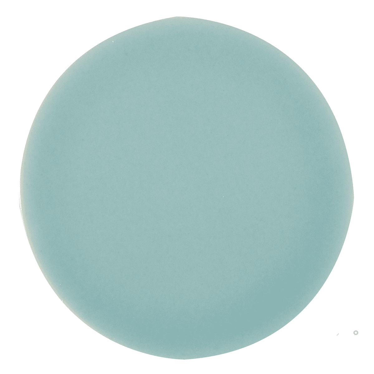 CROSSVILLE CURSIVE SOFT TEAL 4X4 CIRCLE GLOSS