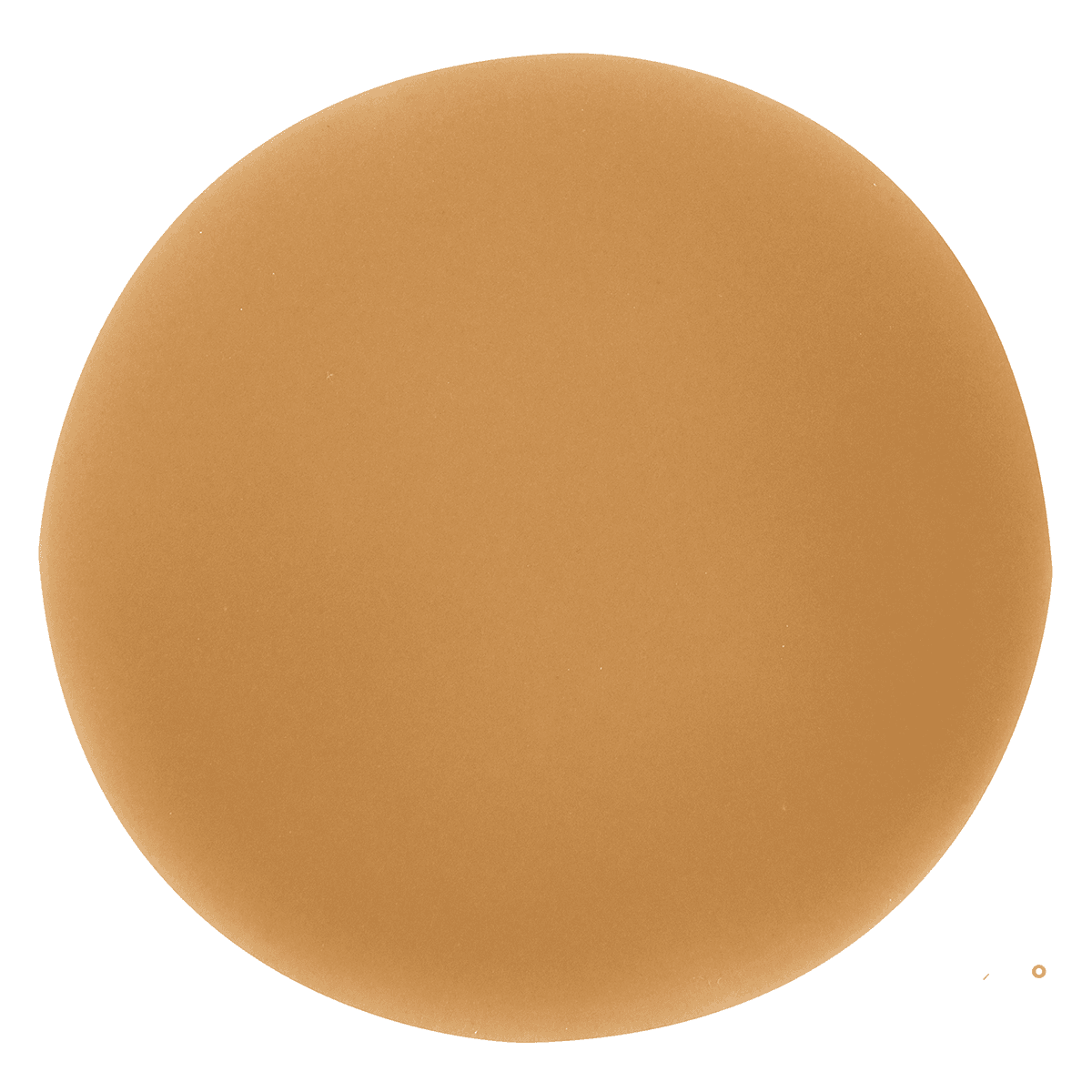 CROSSVILLE CURSIVE GOLDENROD 4X4 CIRCLE GLOSS