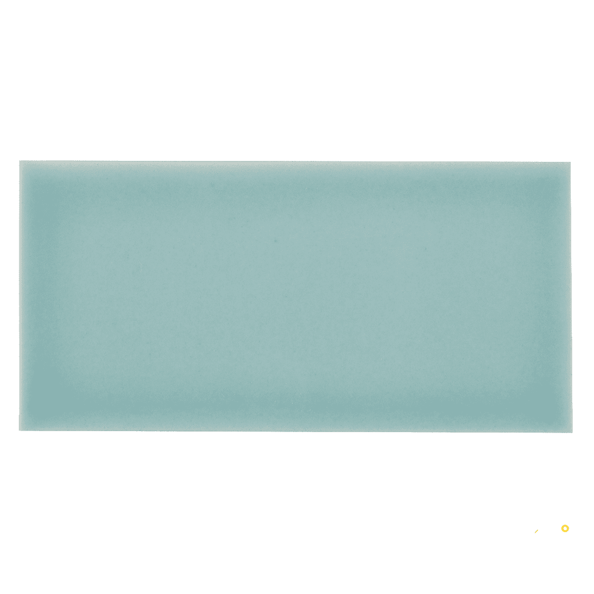 CROSSVILLE CURSIVE SOFT TEAL 3X6 FIELD GLOSS