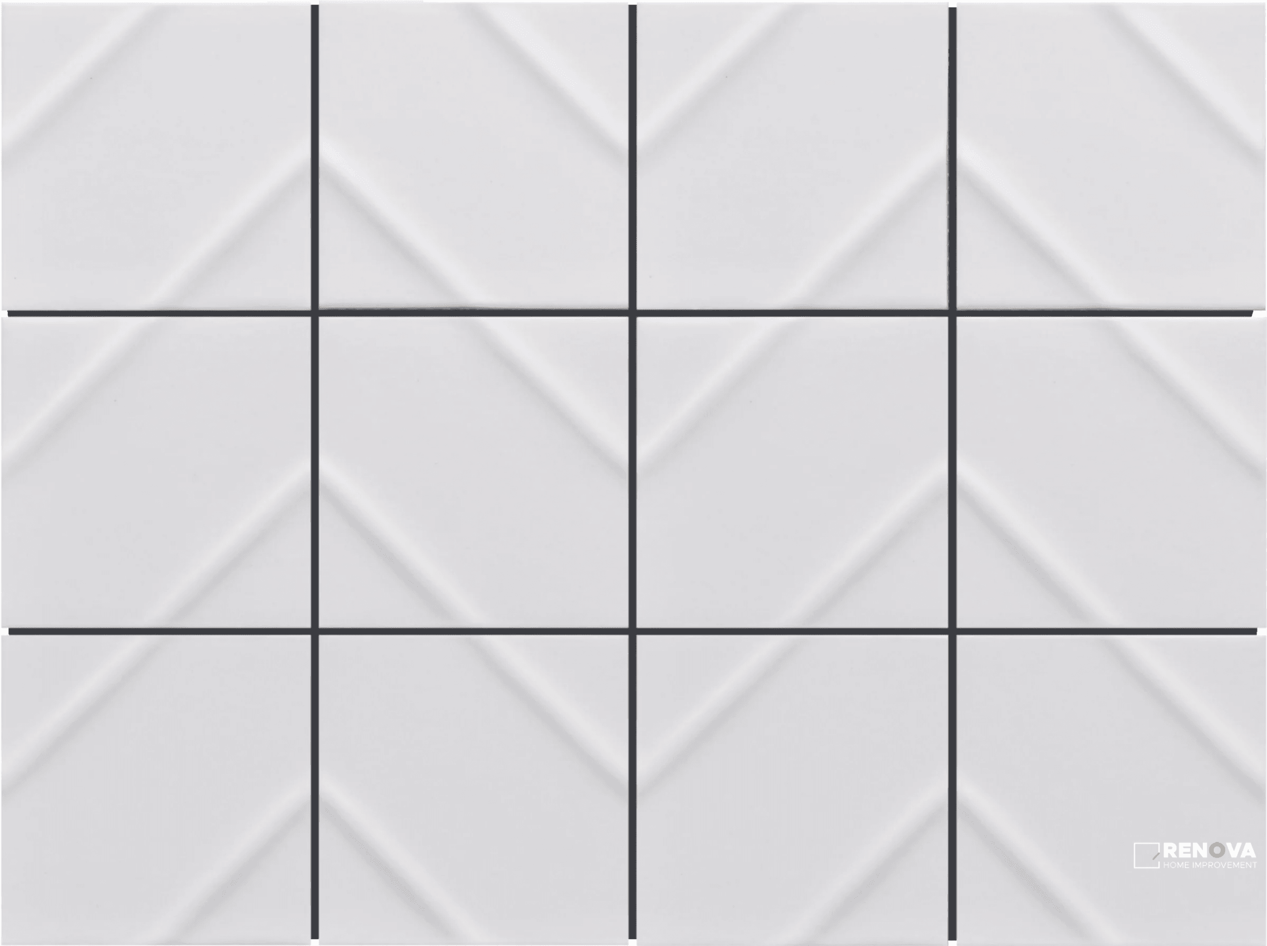 KUMITO CHEVRON MOSAIC 12X16