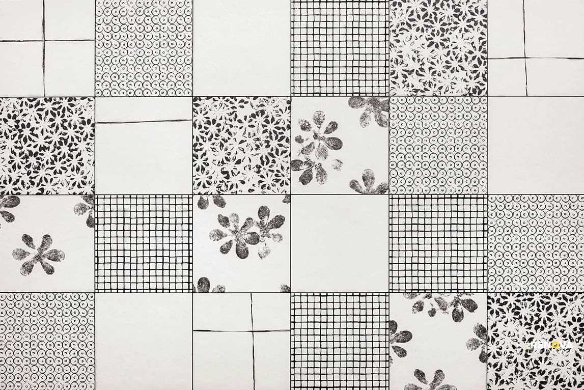 CHYMIA WHITE MIX 2 12" X 12"