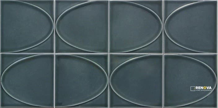 MIZU GLOSSY ELLIPSE MOSAIC 8X16