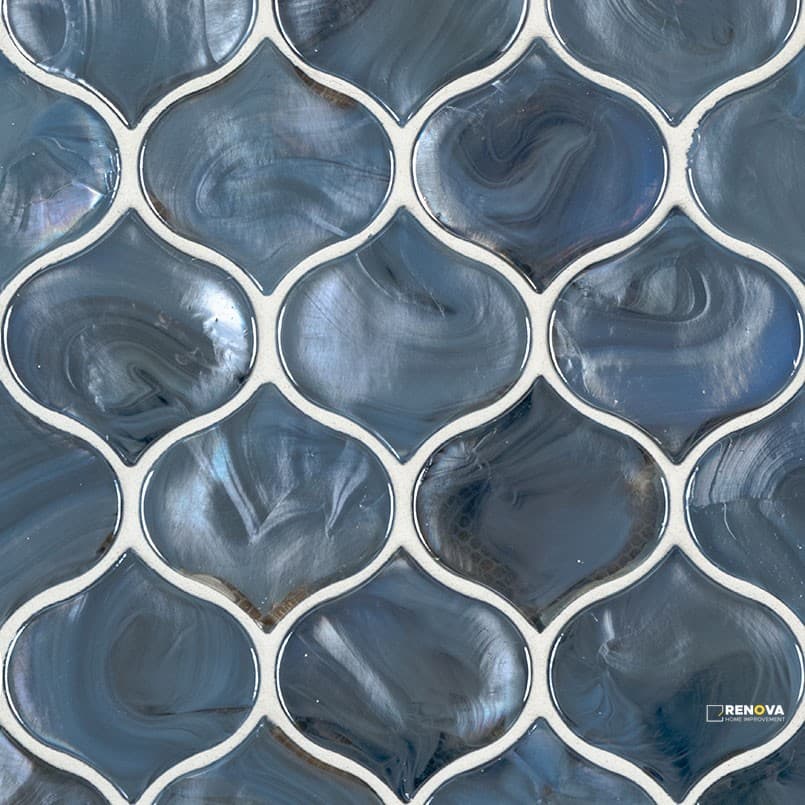 BLUE SHIMMER ARABESQUE 8MM