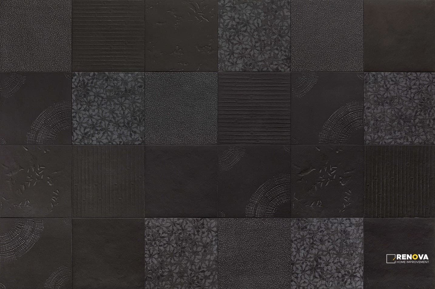 CHYMIA BLACK MIX 1 12" X 12"