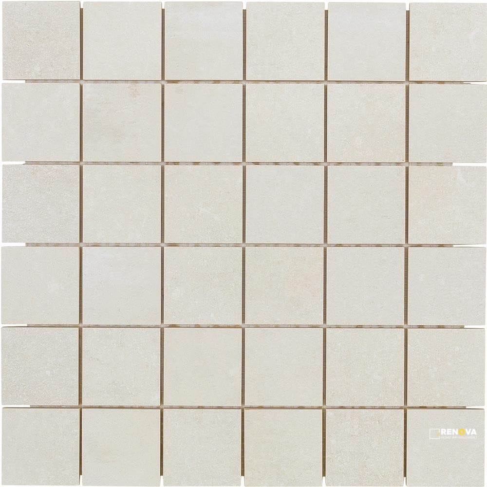 PORTOBELLO BELGIQUE SEA SHELL 2X2 MOSAIC MATTE .956 SF/SHT