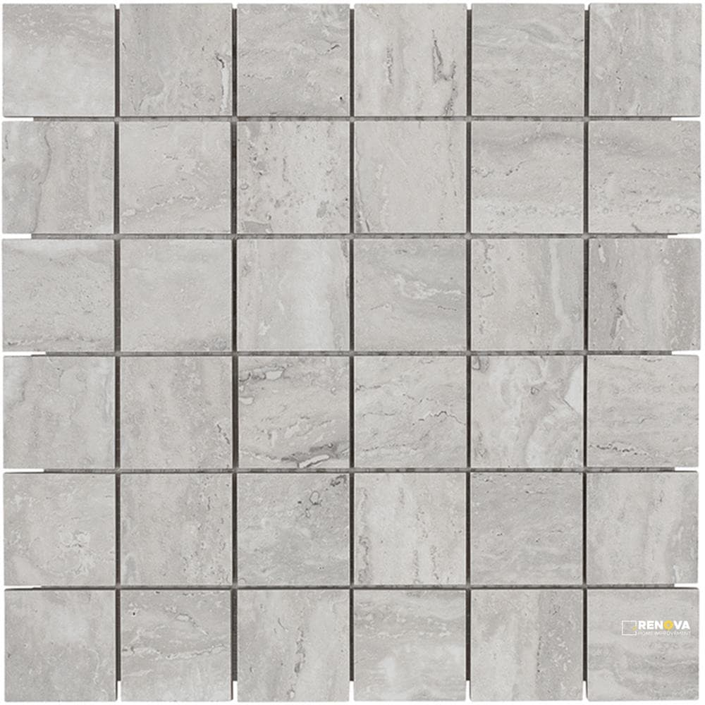 PORTOBELLO TIVOLI SILVER 2X2 MOSAIC MATTE .956 SF/SHT