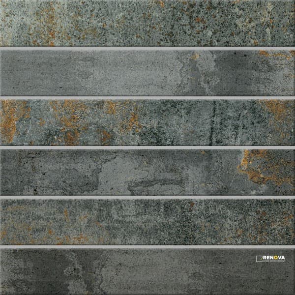 CROSSVILLE ALTERED STATE ACID WASH 2X12 MOUNTED MOSAIC UNPOLISHED 2X12 PIECE