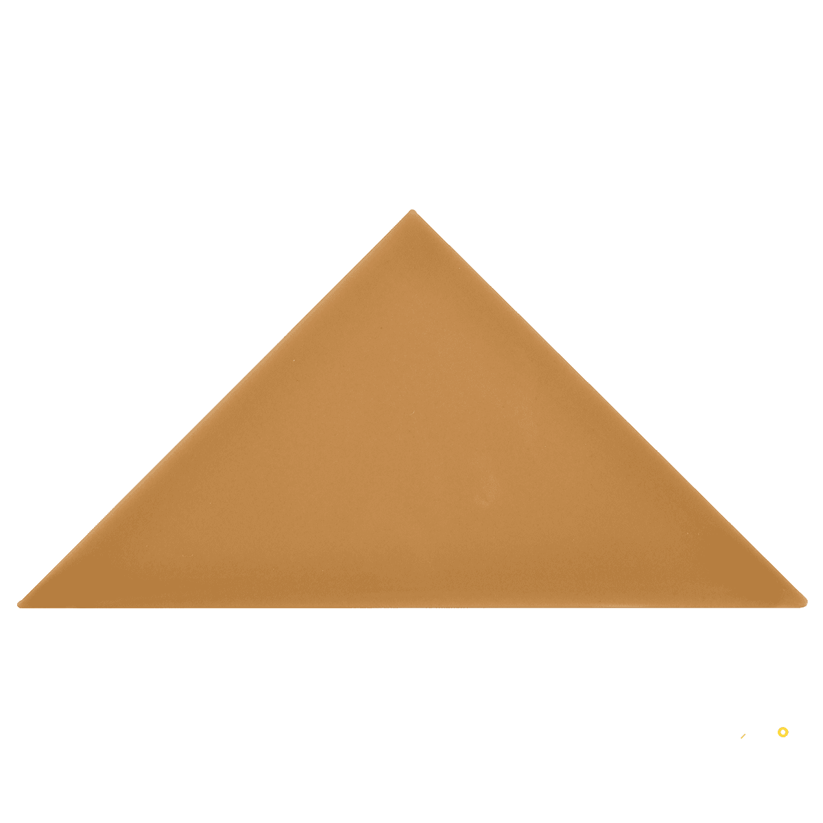 CROSSVILLE CURSIVE GOLDENROD 6X6 TRIANGLE FIELD GLOSS