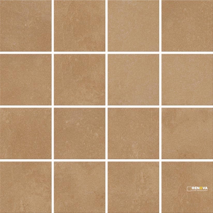 CROSSVILLE COLOR BLOX 2.0 MUD PIE 3X3 MOSAIC UNPOLISHED