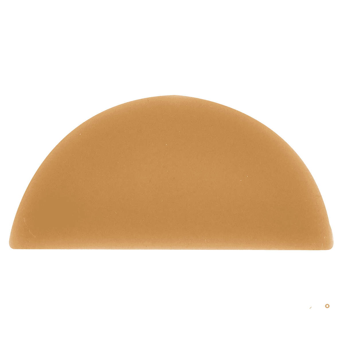 CROSSVILLE CURSIVE GOLDENROD 2X4 DEMILUNE GLOSS