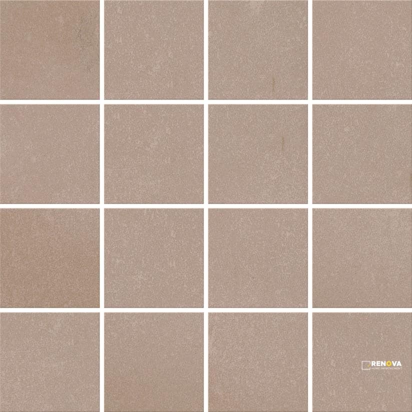 CROSSVILLE COLOR BLOX 2.0 WET CLAY 3X3 MOSAIC UNPOLISHED