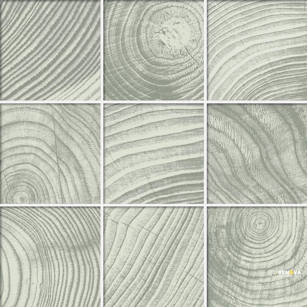 CROSSVILLE CONVERGENCE GLASS PEARL 4X4 MOSAIC POLISHED