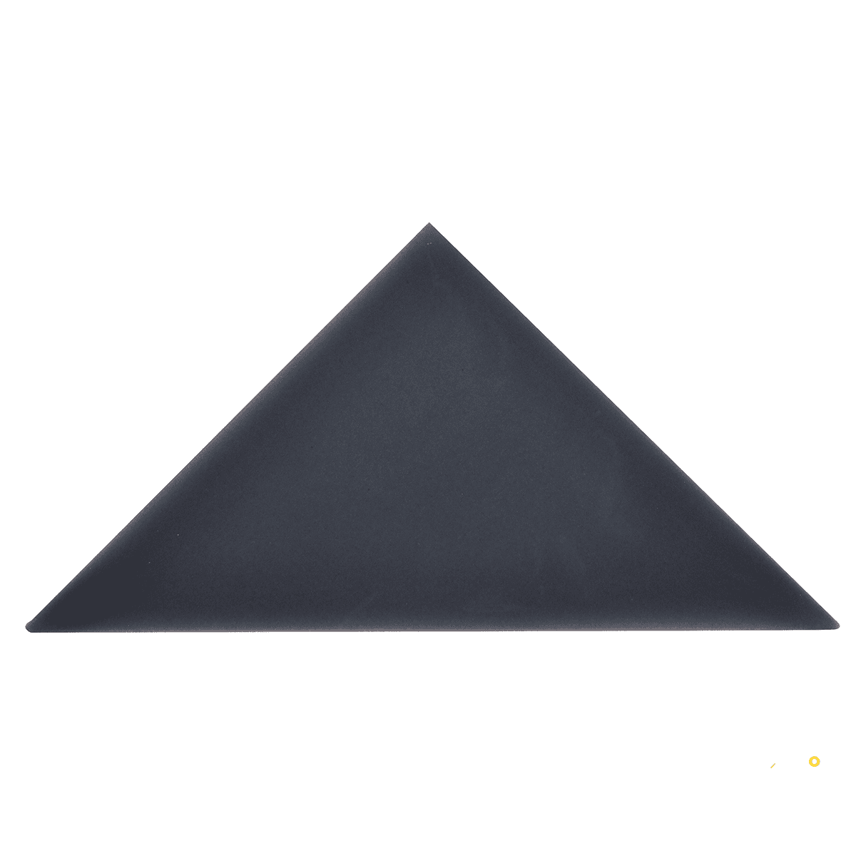 CROSSVILLE CURSIVE CHARCOAL 6X6 TRIANGLE FIELD GLOSS