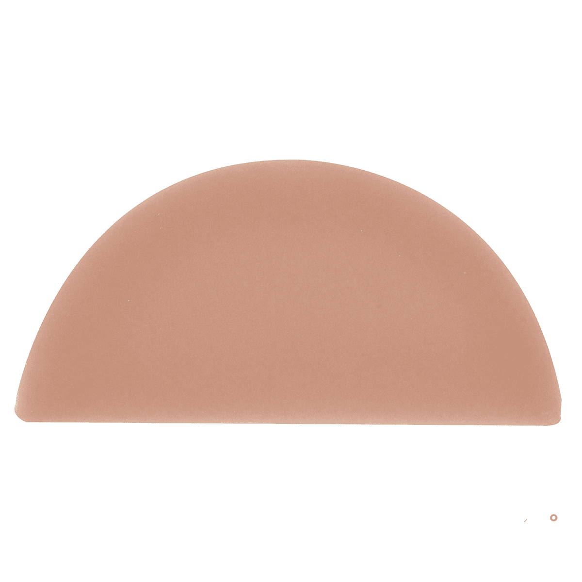 CROSSVILLE CURSIVE ROSE GOLD 2X4 DEMILUNE GLOSS