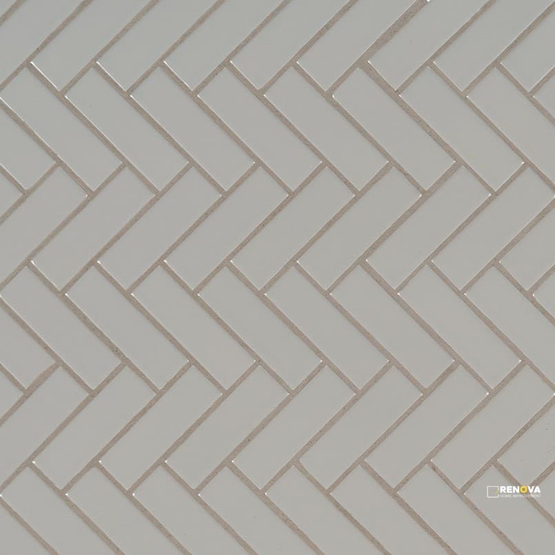 RETRO GRAY HERRINGBONE 6MM GLOSSY ( 13.8 SF PER BOX )