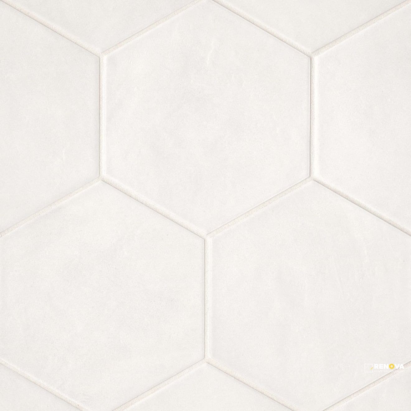 ALLORA MATTE SOLID COLOR HEXAGON FIELD TILE 8-1/2" X 10"