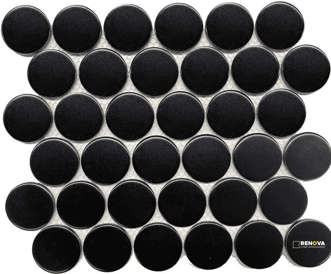 CC PORCELAIN UNGLAZED DOT MOSAIC GROUP 2 12" X 12"