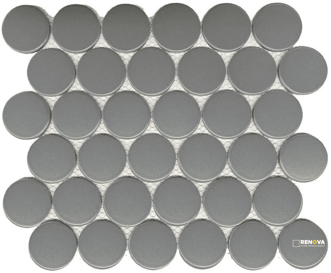 CC PORCELAIN UNGLAZED DOT MOSAIC GROUP 1 12" X 12"