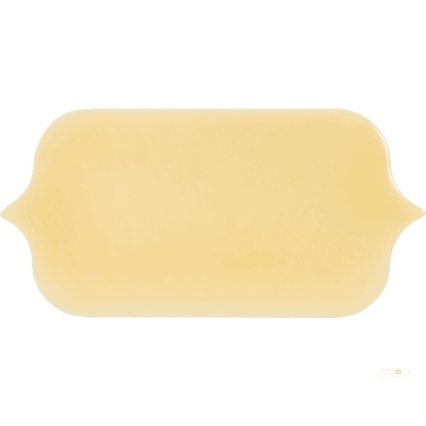 CROSSVILLE HANDWRITTEN BRIGHTS GOLD LEAF 3X6 GOTHIC PICKET FIELD GLOSS