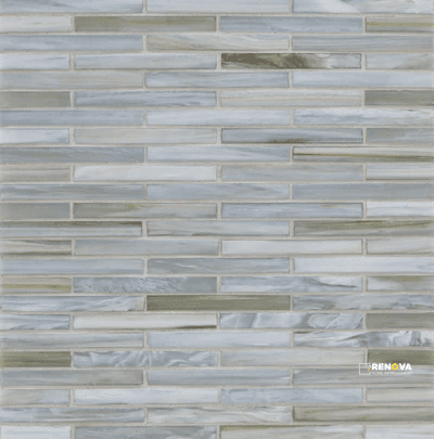 LUNADA BAY TILE AGATE LUCCA 1/2X4 BRICK MOSAIC SILK