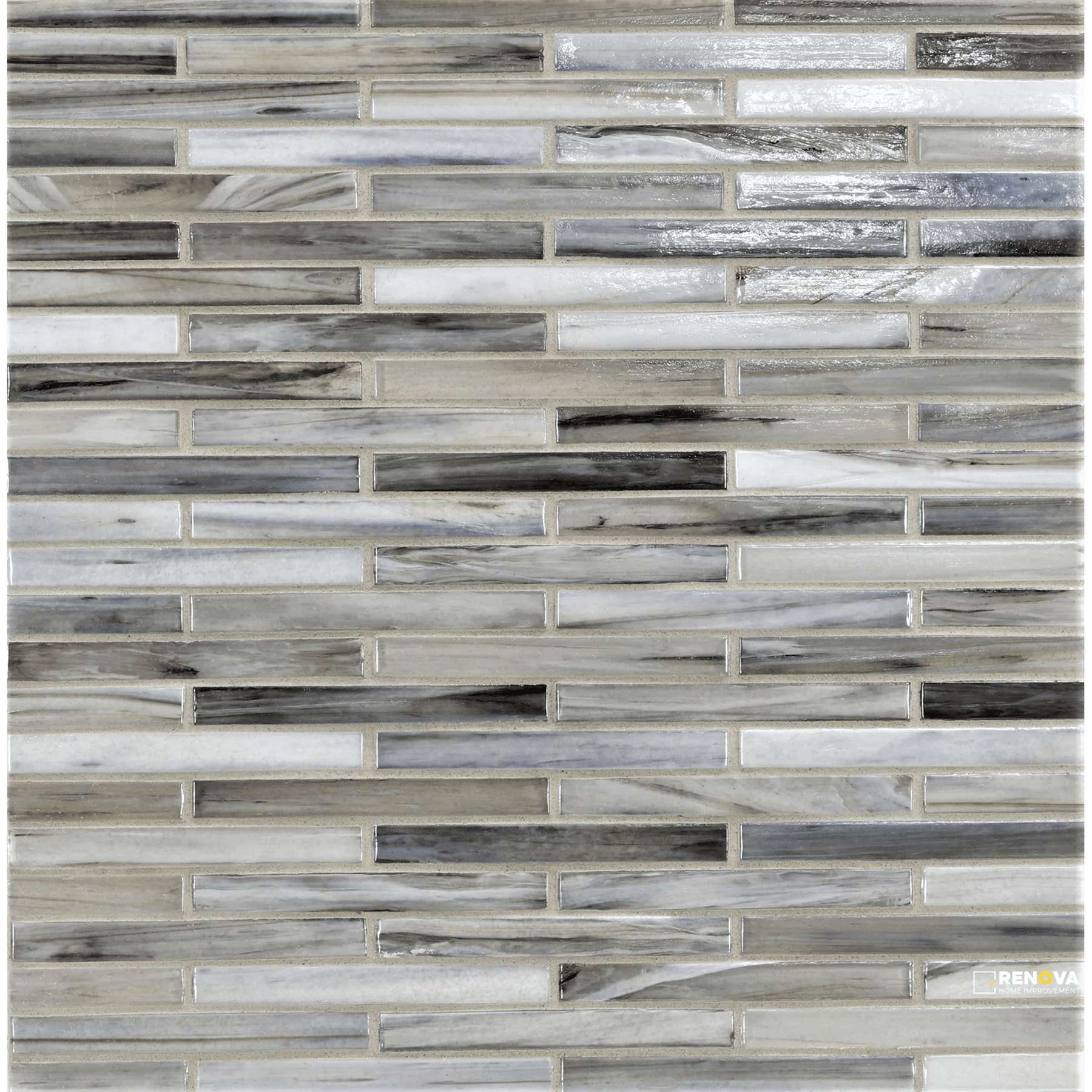 LUNADA BAY TILE AGATE BARI 1/2X4 BRICK MOSAIC PEARL