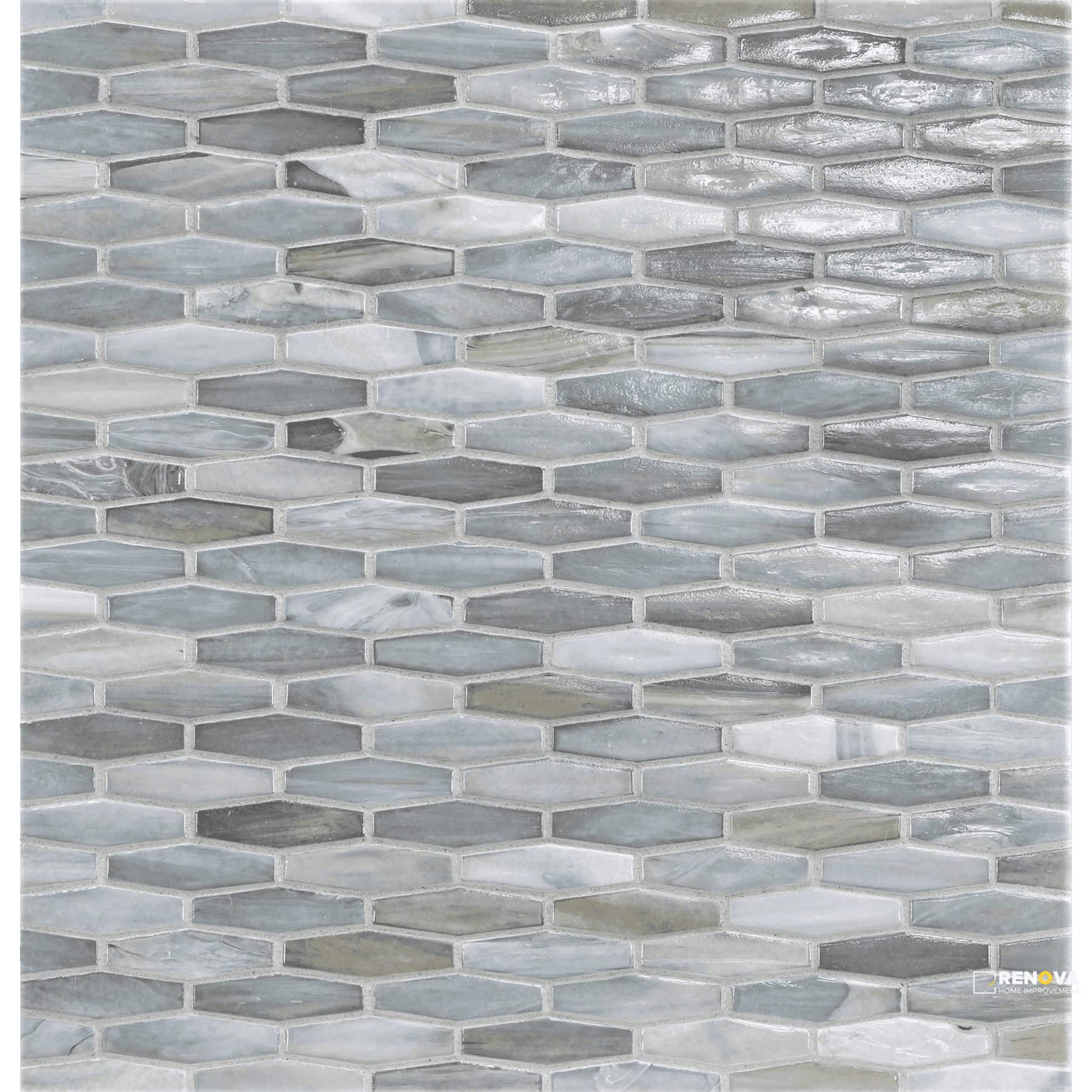 LUNADA BAY TILE AGATE LUCCA 5/8X2 MARTINI MOSAIC PEARL