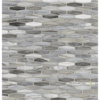 LUNADA BAY TILE AGATE BARI 5/8X2 MARTINI MOSAIC SILK