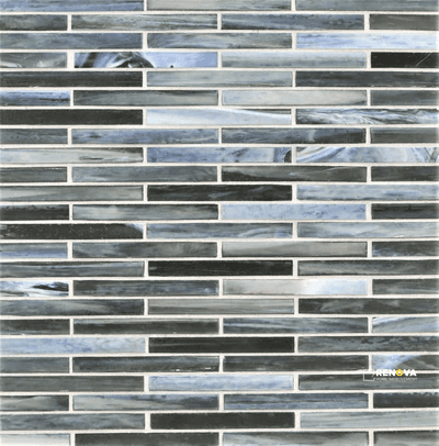 LUNADA BAY TILE AGATE PISA 1/2X4 BRICK MOSAIC SILK