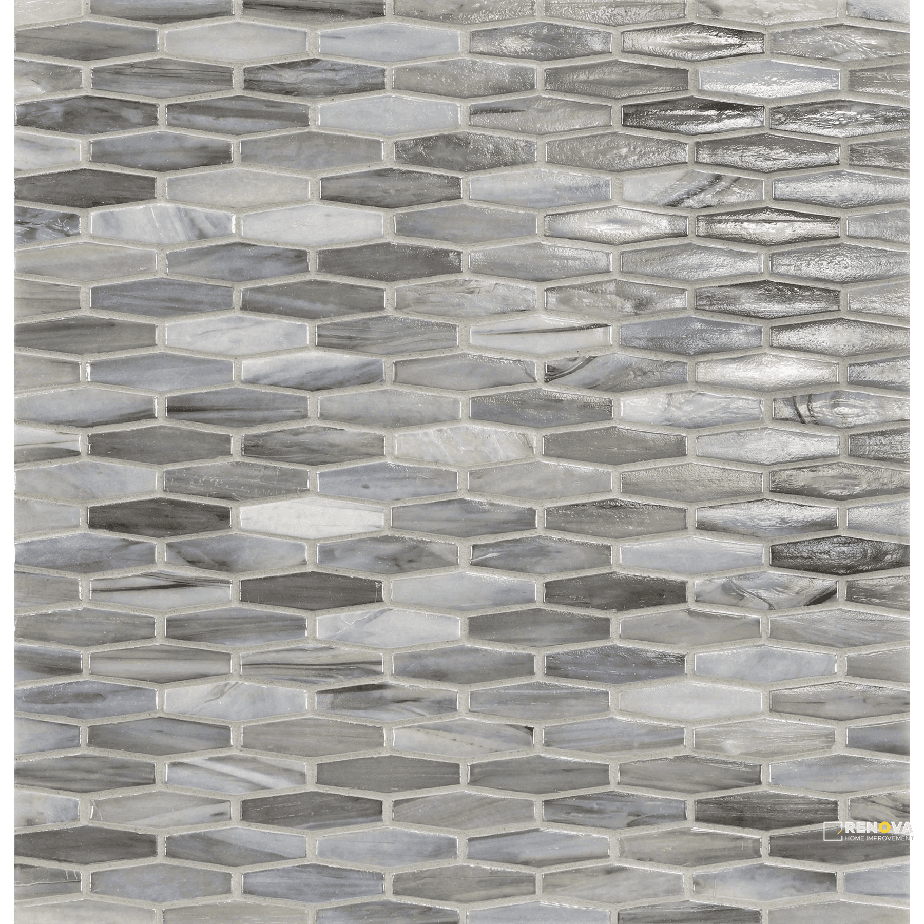 LUNADA BAY TILE AGATE BARI 5/8X2 MARTINI MOSAIC PEARL