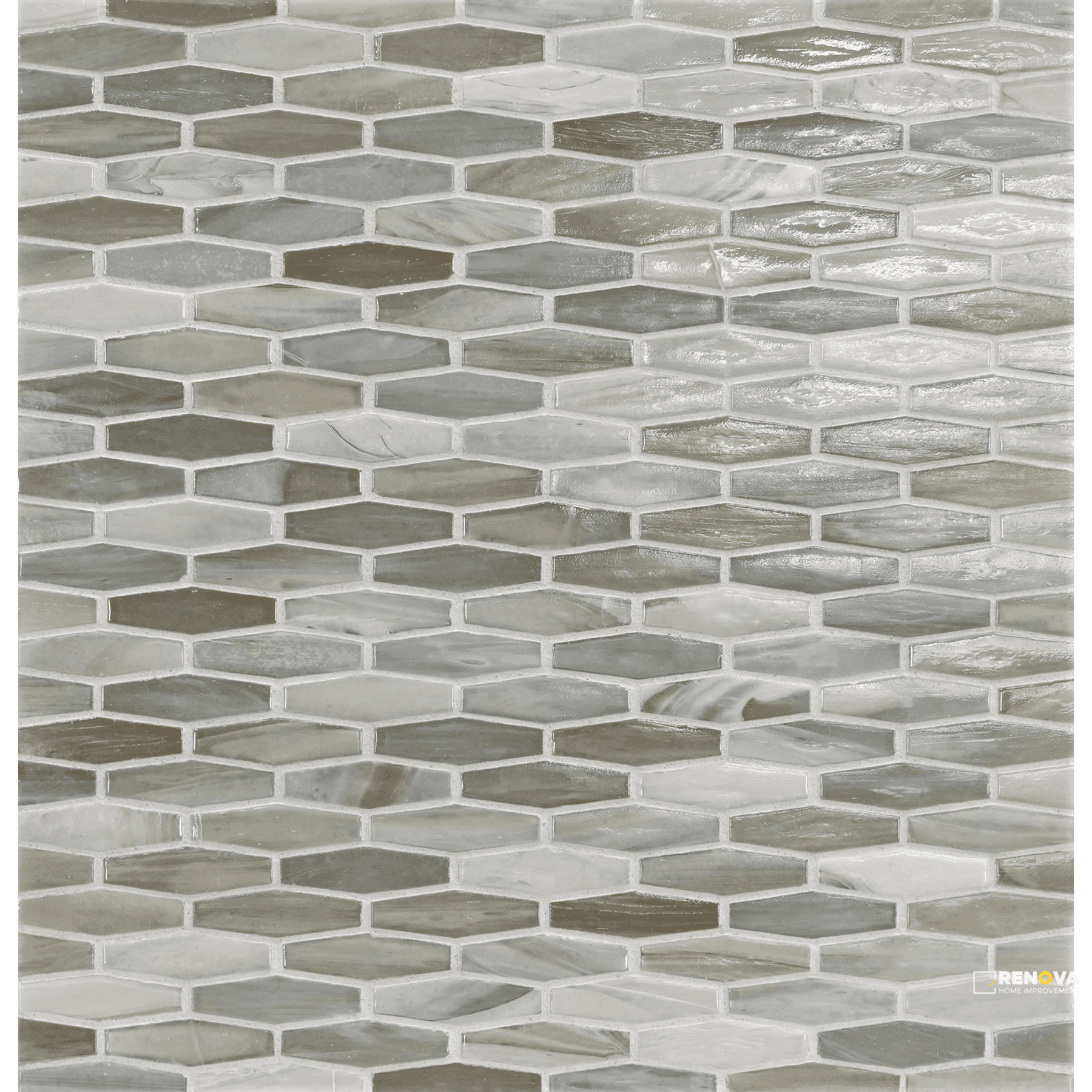 LUNADA BAY TILE AGATE CORTONA 5/8X2 MARTINI MOSAIC PEARL