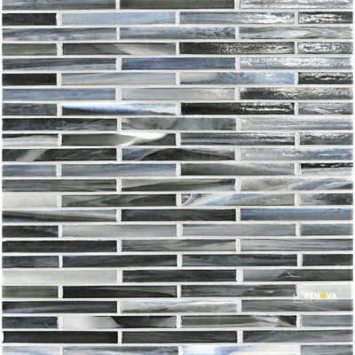 LUNADA BAY TILE AGATE PISA 1/2X4 BRICK MOSAIC PEARL