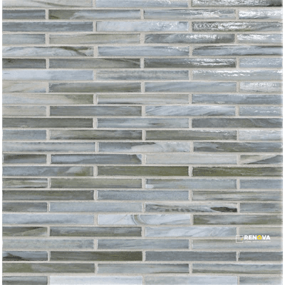 LUNADA BAY TILE AGATE LUCCA 1/2X4 BRICK MOSAIC PEARL