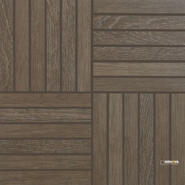 CROSSVILLE NEST SLUMBER OAK AND OLIVE 1X6 MOSAIC UNPOLISHED